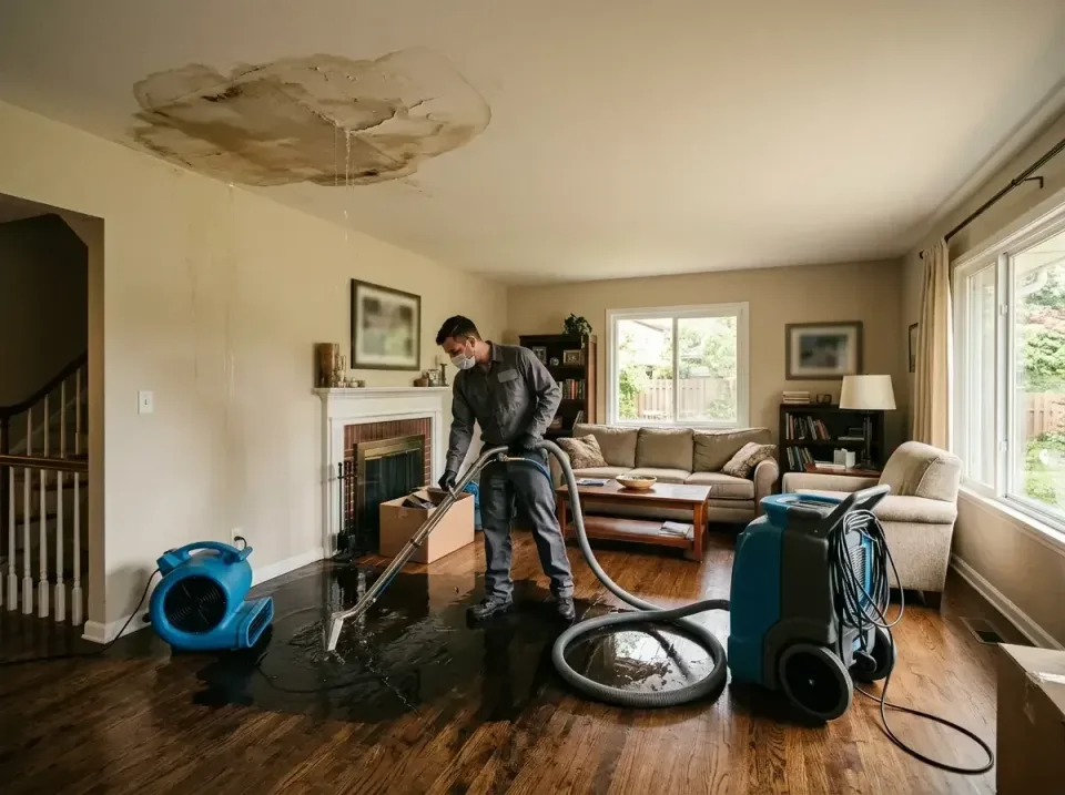 attic-pipe-burst-ceiling-drip-008 — frequently asked questions, Water Damage Restoration & Carpet Care in Chandler, IN